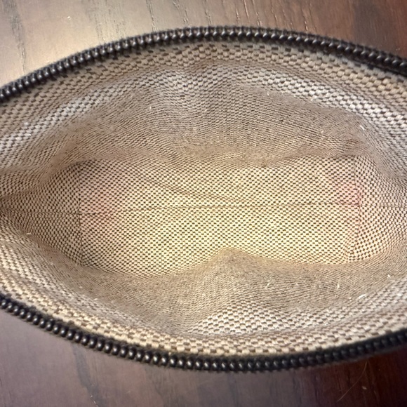 Dooney & Bourke Croc-Embossed Leather cosmetic Pouch Brown - Picture 7 of 15